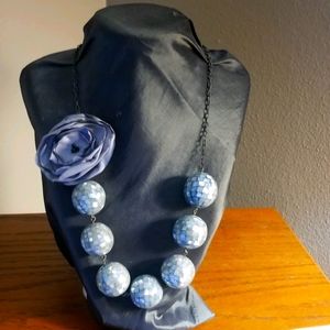 One of a kind disco ball style necklace.